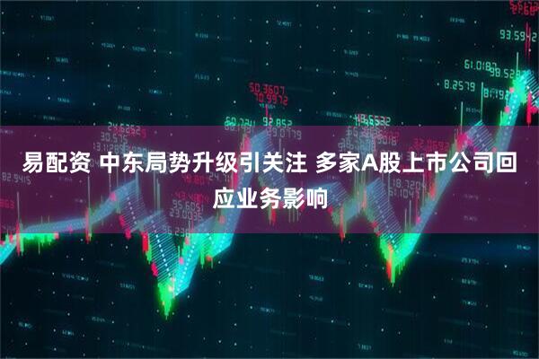 易配资 中东局势升级引关注 多家A股上市公司回应业务影响